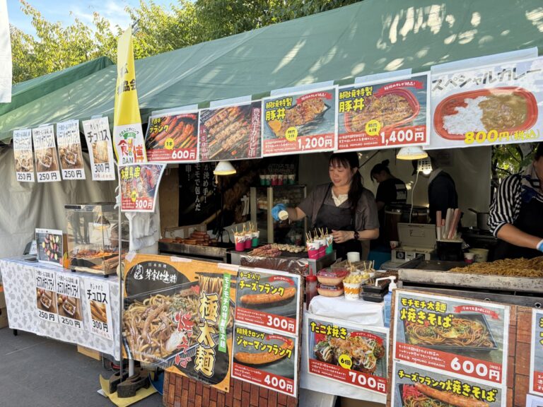 帯広競馬場ことばんえい十勝 美味しそうな出店がずらり
