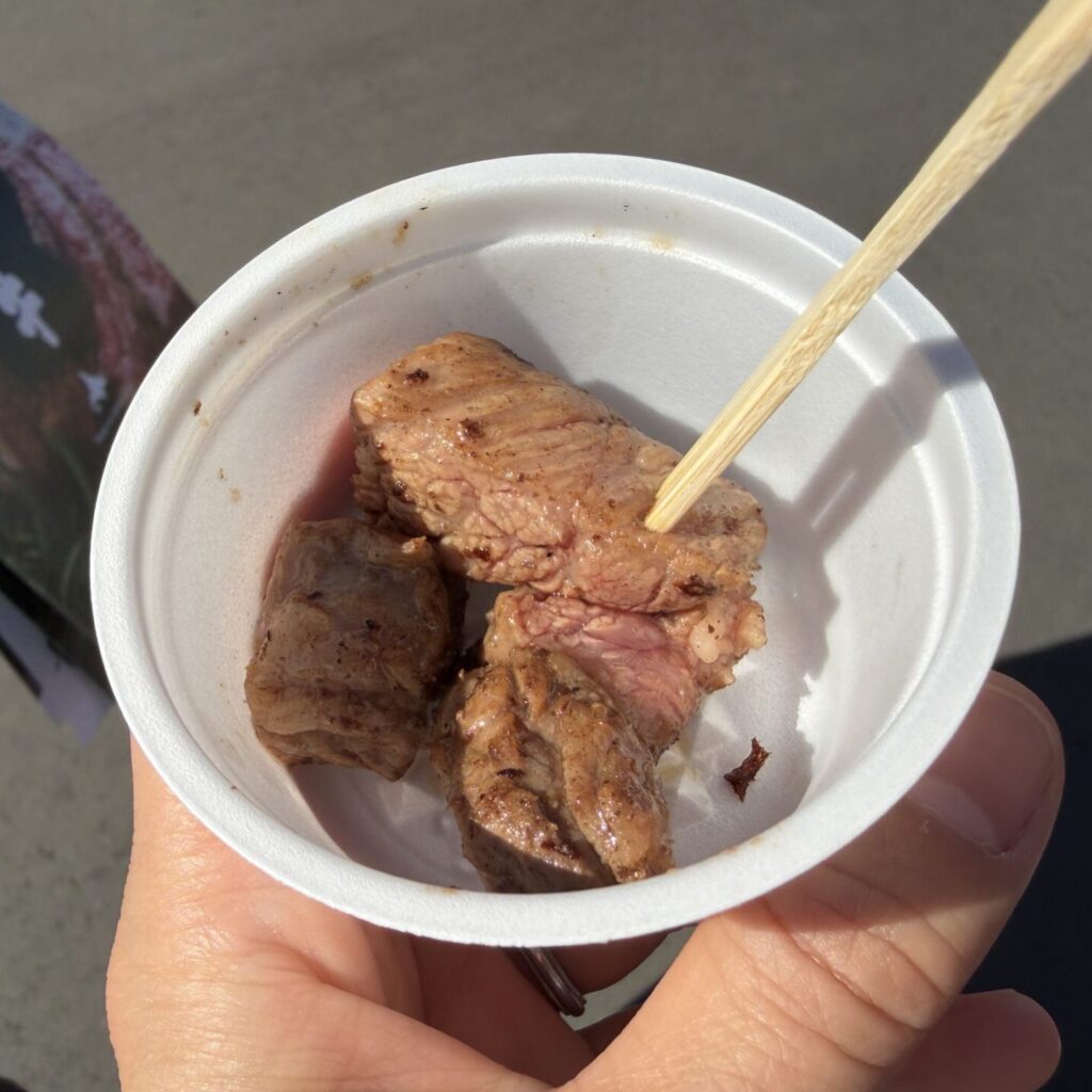 帯広競馬場ことばんえい十勝 柔らかくておいしかった十勝和牛