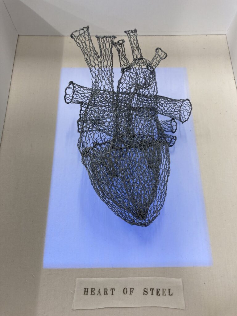 トレスアニョス展 スチールなのにリアルな心臓