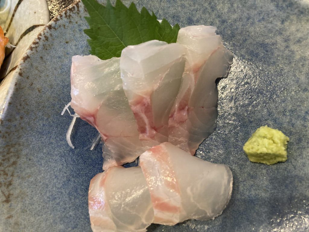 ぷりぷりのお刺身