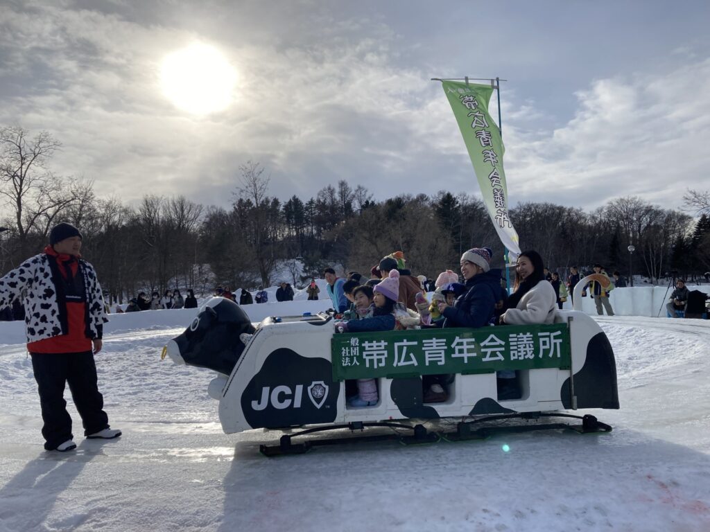 冬の花火～おびひろ氷まつりへいってきました