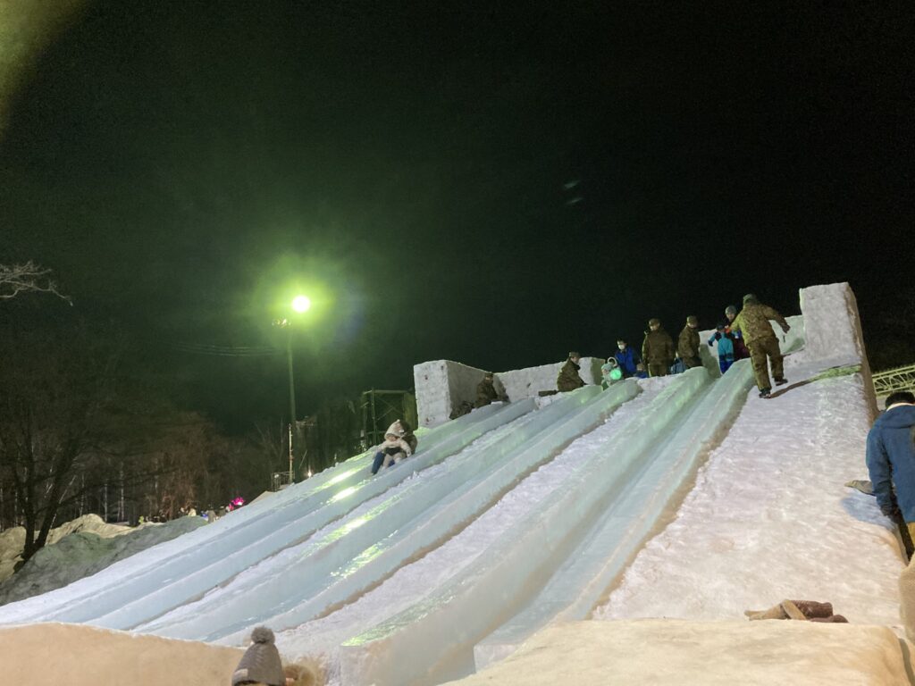 冬の花火～おびひろ氷まつりへいってきました