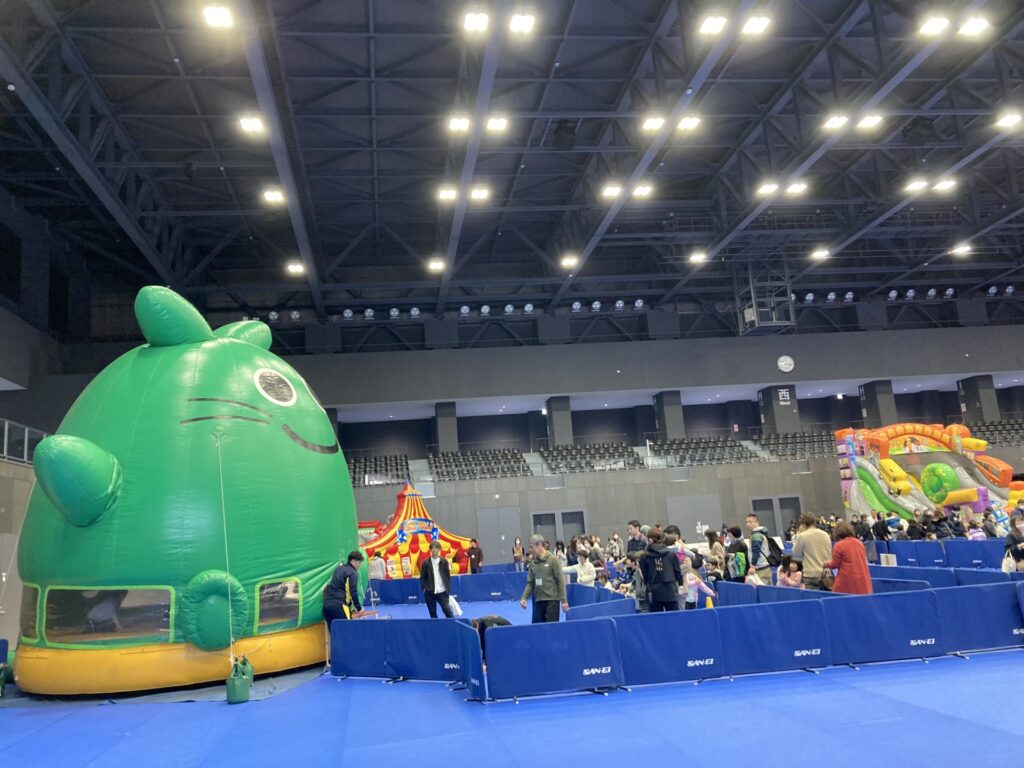 週末イベント～よつ葉アリーナキッズフェスティバルへ